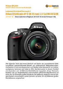 Nikon D5200 mit AF-S 18-55 mm 3.5-5.6 VR DX G ED Labortest, Seite 1 [Foto: MediaNord]
