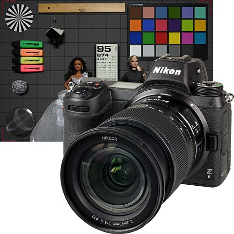 Vorschau des photographierten Testbildes mit Kamera