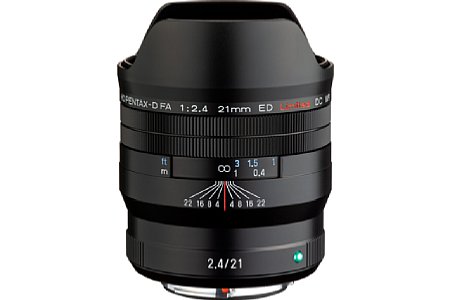 Pentax DFA 21 mm F2.4 ED Limited DC WR. [Foto: Pentax]