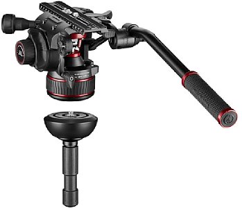 Manfrotto MVK612TWINMC Nitrotech 612 mit Carbon Doppelrohr-Stativ mit Mittelspinne. [Foto: Manfrotto]