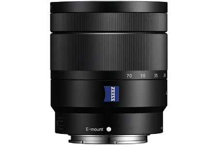 Sony E T* 16-70 mm F4 ZA OSS Vario-Tessar (SEL-1670Z) [Foto: Sony]