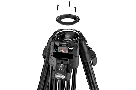Manfrotto Doppelrohrstativ 645 Fast Twin Alu (MVTTWINFA). [Foto: Manfrotto]