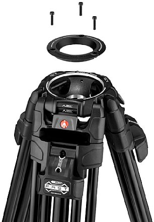 Manfrotto Doppelrohrstativ 645 Fast Twin Alu (MVTTWINFA). [Foto: Manfrotto]