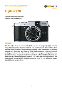 Fujifilm X20 Labortest, Seite 1 [Foto: MediaNord]