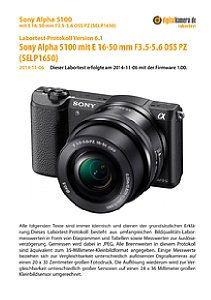 Sony Alpha 5100 mit E 16-50 mm 3.5-5.6 OSS PZ (SEL-P1650) Labortest, Seite 1 [Foto: MediaNord]