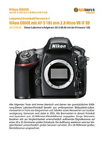 Nikon D800E mit AF-S 105 mm 2.8 Micro VR IF ED Labortest, Seite 1 [Foto: MediaNord]