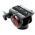 Manfrotto MVH500AH Leichter Fluid-Video-Neiger mit flacher Basis