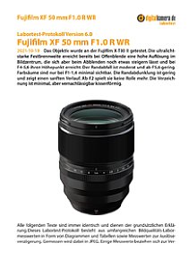 Fujifilm XF 50 mm F1.0 R WR mit X-T30 II Labortest, Seite 1 [Foto: MediaNord]