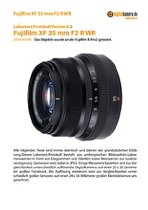 Fujifilm XF 35 mm F2 R WR mit X-Pro2 Labortest, Seite 1 [Foto: MediaNord]
