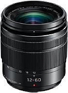 Das staub- und spritzwassergeschützte Panasonic Lumix G Vario 12-60 mm 3.5-5.6 Asph. Power OIS. deckt einen erweiterten Standardzoombereich von 24 bis 120 Millimeter entsprechend Kleinbild ab. [Foto: Panasonic]