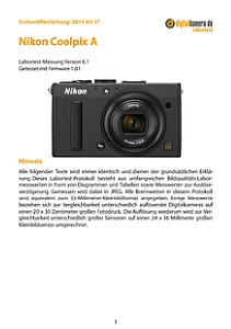 Nikon Coolpix A Labortest, Seite 1 [Foto: MediaNord]