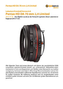 Pentax HD DA 70 mm 2,4 Limited mit K-3 Labortest, Seite 1 [Foto: MediaNord]