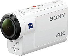 Die kleine "Beule" im Gehäuse der Sony FDR-X3000 ist neu (die Vorgängermodelle waren "platt"). Darin sitzt der optische Bildstabilisator "Balanced Optical Steady Shot". [Sony]