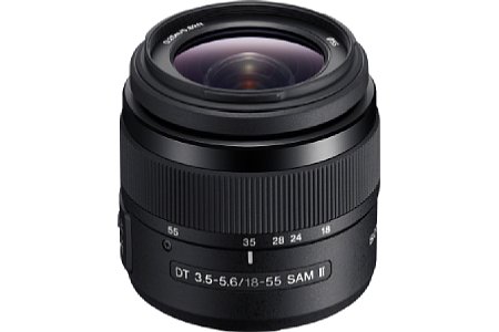 Son yDT 18-55 mm F3.5-5.6 SAM II (SAL18552). [Foto: Sony]