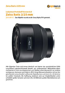 Zeiss Batis 2/25 mm mit Sony Alpha 7R II Labortest, Seite 1 [Foto: MediaNord]