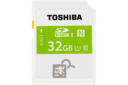 Toshiba 32 GB NFC SDHC-Karte. [Foto: Toshiba]