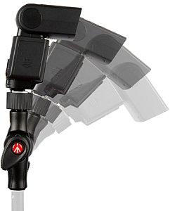 Manfrotto MLH1HS-2 Neige-Kopf mit Blitzschuh. [Foto: Manfrotto]