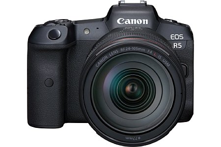 Canon EOS R5 mit RF 24-105 mm 4L IS USM. [Foto: Canon]