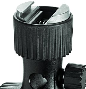 Manfrotto MLH1HS Blitzhalterung mit Neigegelenk. [Foto: Manfrotto]