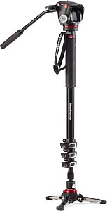 Manfrotto MVMXPROA42W Fluid-Video-Monopod mit XPRO Videoneiger. [Foto: Manfrotto]