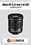 Nikon AF-S 24 mm 1.8 G ED mit D800E Labortest (Labortest-Protokoll)