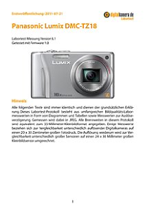 Panasonic Lumix DMC-TZ18 Labortest, Seite 1 [Foto: MediaNord]