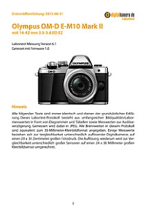 Olympus OM-D E-M10 Mark II mit 14-42 mm 3.5-5.6 ED EZ (EZ-M1442EZ) Labortest, Seite 1 [Foto: MediaNord]