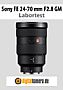 Sony FE 24-70 mm F2.8 GM (SEL2470GM) mit Alpha 9 Labortest (Labortest-Protokoll)