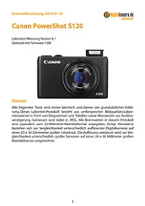 Canon PowerShot S120 Labortest, Seite 1 [Foto: MediaNord]