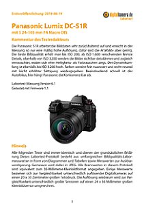 Panasonic Lumix DC-S1R mit S 24-105 mm F4 Makro OIS (S-R24105E) Labortest, Seite 1 [Foto: MediaNord]