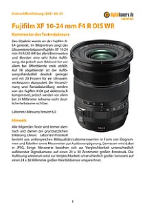 Fujifilm XF 10-24 mm F4 R OIS WR mit X-E4 Labortest, Seite 1 [Foto: MediaNord]