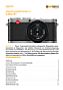 Leica X1 Labortest (Labortest-Protokoll)