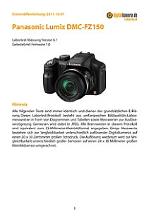 Panasonic Lumix DMC-FZ150 Labortest, Seite 1 [Foto: MediaNord]