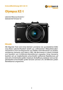 Olympus XZ-1 Labortest, Seite 1 [Foto: MediaNord]