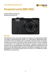 Panasonic Lumix DMC-TZ61 Labortest, Seite 1 [Foto: MediaNord]