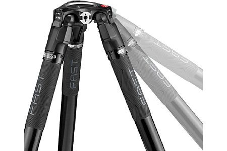 Manfrotto 635 Einzelrohrstativ, Kohlefaser (MVTSNGFC). [Foto: Manfrotto]