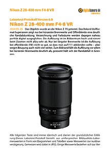 Nikon Z 28-400 mm F4-8 VR mit Z 7II Labortest, Seite 1 [Foto: MediaNord]