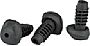 Manfrotto R1039231 Gummifuß, 3 Stück (Ersatzteil)