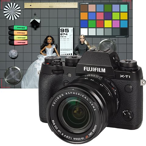 Vorschau des photographierten Testbildes mit Kamera
