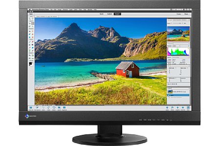 Der Farbraum des CS240 umfasst deutlich mehr Farben als herkömmliche LCD-Schirme. Fotos die mit Adobe-RGB-Farbraum aufgenommen wurden gibt der nahezu 1:1 wieder. Auch hochgesättigte Farben wie Cyan oder Gelb werden auf dem Bildschirm sichtbar. [Foto: Eizo]