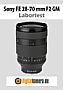 Sony FE 28-70 mm F2 GM (SEL2870GM) mit Alpha 1 II Labortest