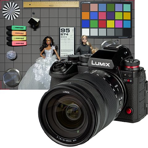 Vorschau des photographierten Testbildes mit Kamera