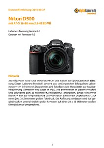 Nikon D500 mit AF-S 16-80 mm 1:2.8-4E ED VR Labortest, Seite 1 [Foto: MediaNord]