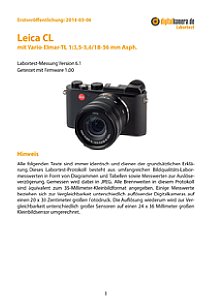 Leica CL mit Vario-Elmar-TL 1:3,5-5,6/18-56 mm Asph. Labortest, Seite 1 [Foto: MediaNord]