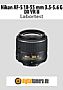 Nikon AF-S 18-55 mm 3.5-5.6 DX VR G II mit D3300 Labortest (Labortest-Protokoll)