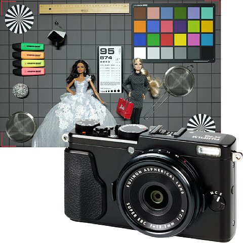Vorschau des photographierten Testbildes mit Kamera