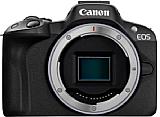 Die Canon EOS R50 ist in klassischem Schwarz... [Foto: Canon]