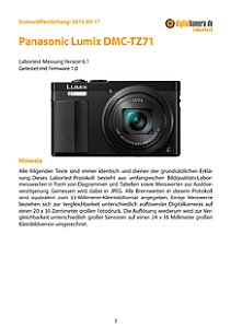 Panasonic Lumix DMC-TZ71 Labortest, Seite 1 [Foto: MediaNord]