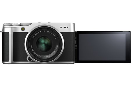 Fujifilm X-A7 Silber. [Foto: Fujifilm]