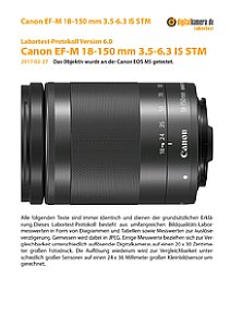 Canon EF-M 18-150 mm 3.5-6.3 IS STM mit EOS M5 Labortest, Seite 1 [Foto: MediaNord]